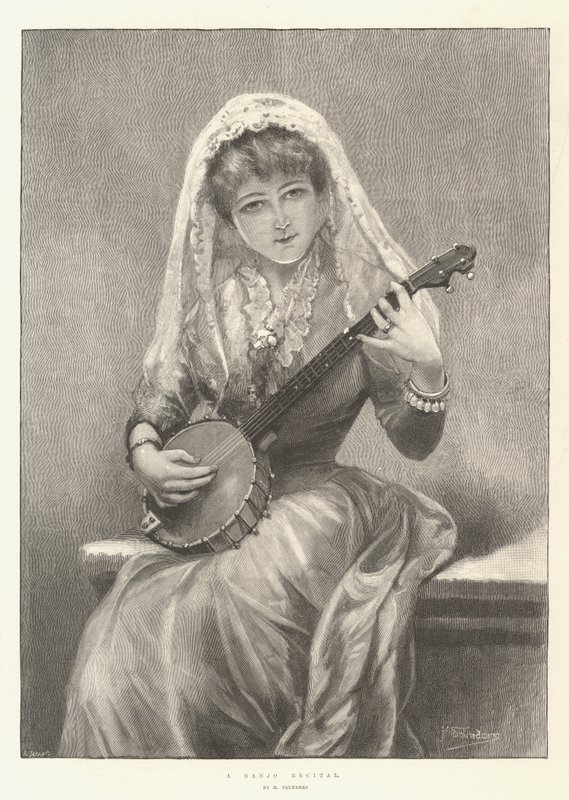 Recital di banjo da H. Saunders