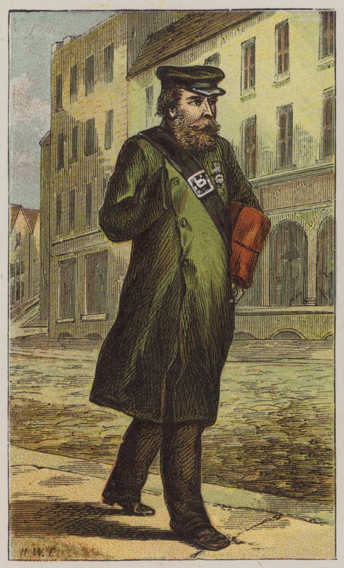 Commissionario (litografia a colori) da H.W. (after) Petherick