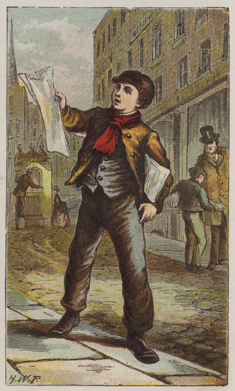 Ragazzo dei giornali da H.W. (after) Petherick