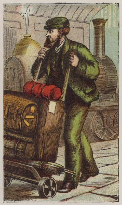 Portabagagli ferroviario da H.W. (after) Petherick