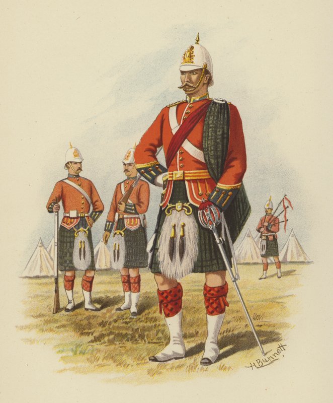 5º Reggimento Reale Scozzese del Canada, Montreal da H. Bunnett