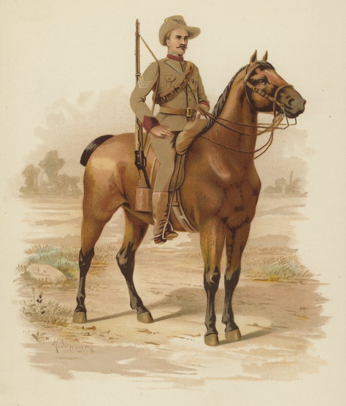 Fucilieri a cavallo vittoriani da H. Bunnett