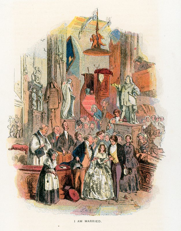 Illustrazione per David Copperfield da Hablot Knight Browne