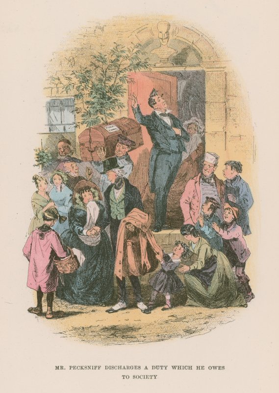 Illustrazione per Martin Chuzzlewit da Hablot Knight Browne