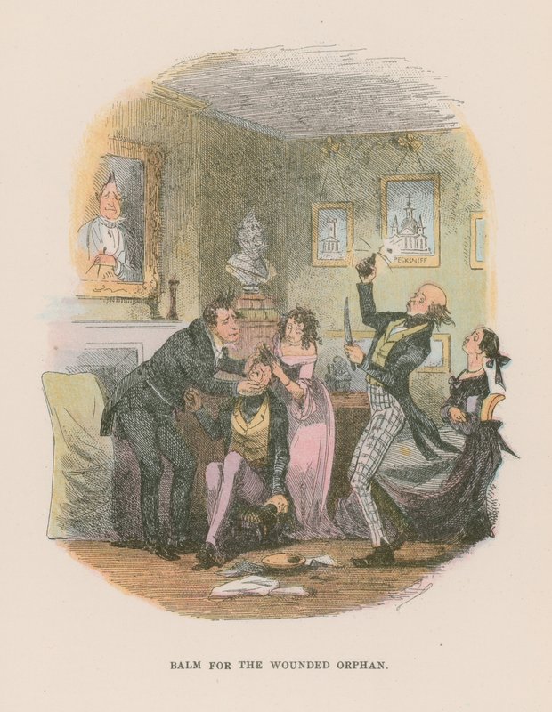 Illustrazione per Martin Chuzzlewit da Hablot Knight Browne