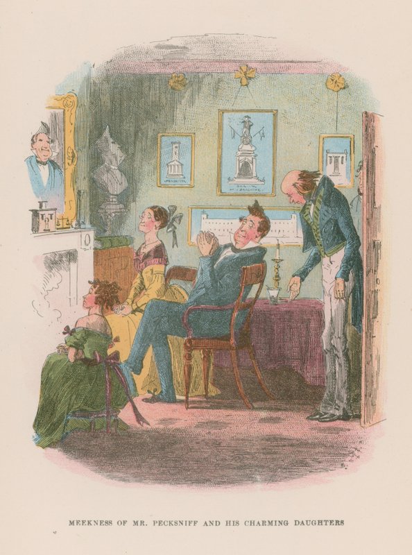 Illustrazione per Martin Chuzzlewit da Hablot Knight Browne