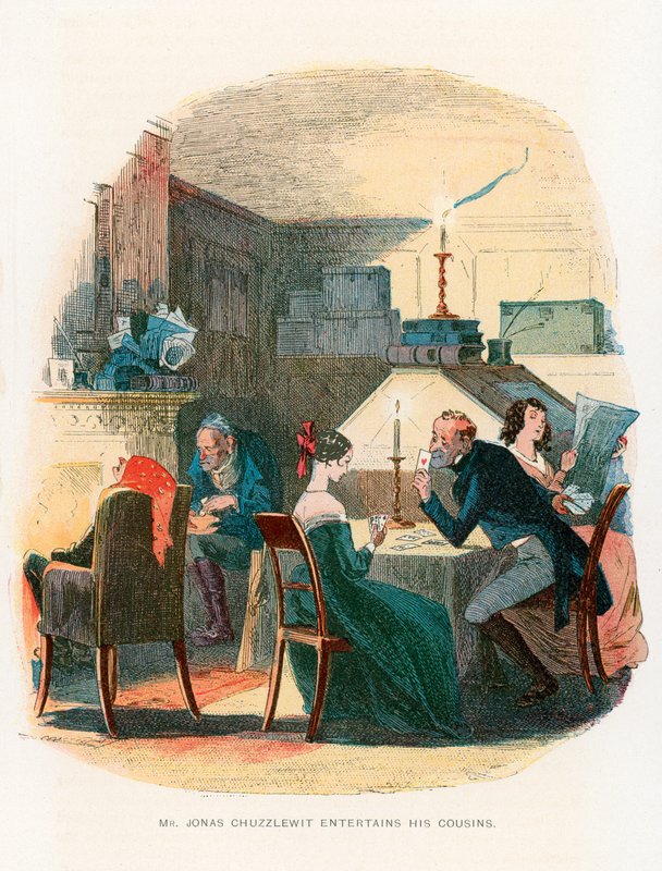Illustrazione per Martin Chuzzlewit da Hablot Knight Browne