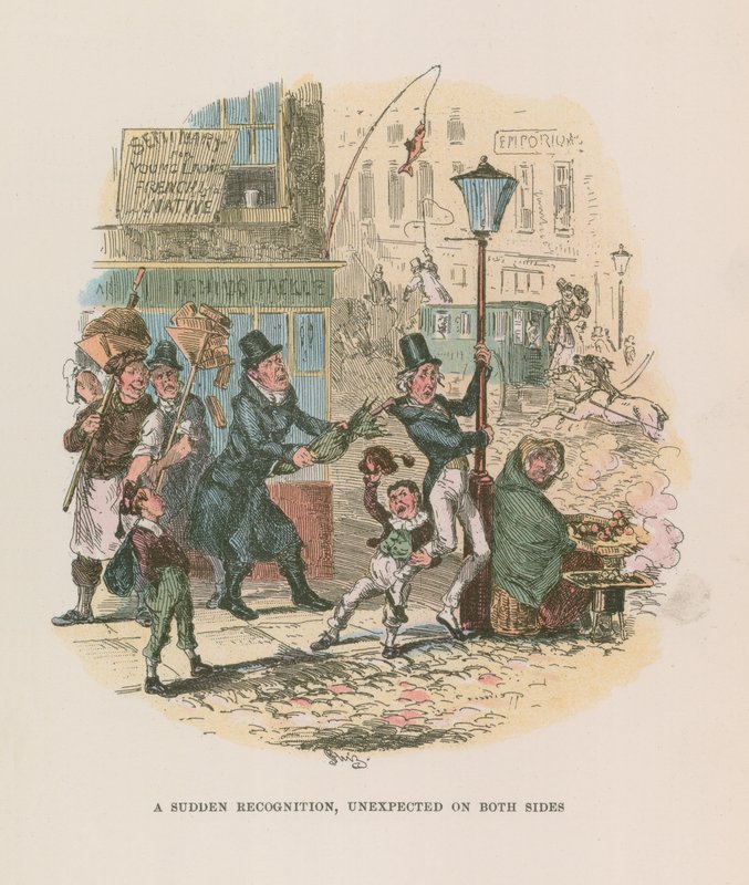 Illustrazione per Nicholas Nickleby da Hablot Knight Browne