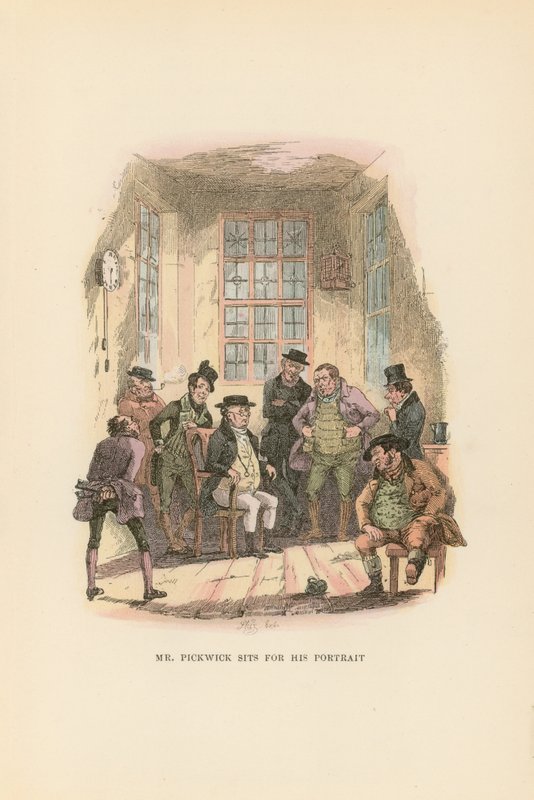 Illustrazione per Pickwick Papers da Hablot Knight Browne