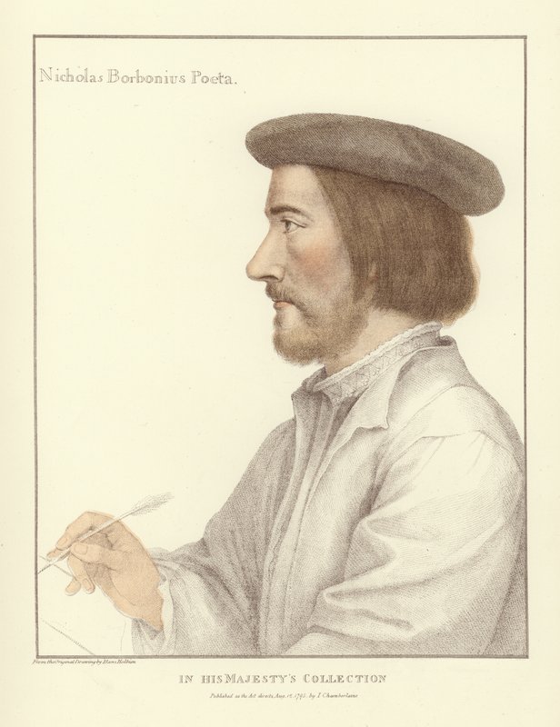 Nicholas Borbonius da Hans Holbein der Jüngere