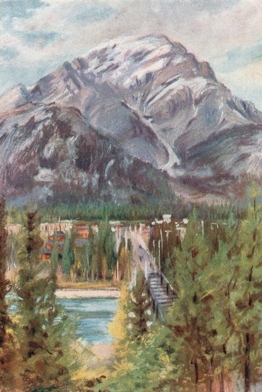 Monte Cascade, Banff da Harold Copping