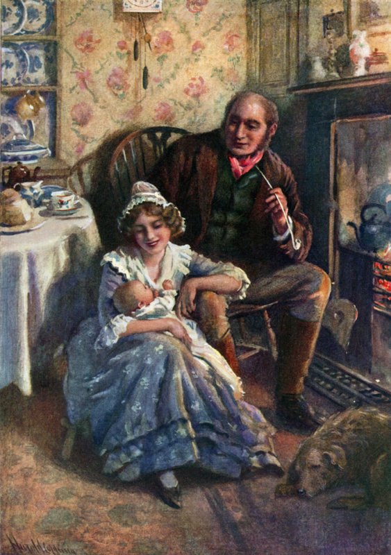 John e Dot Peerybingle da Harold Copping