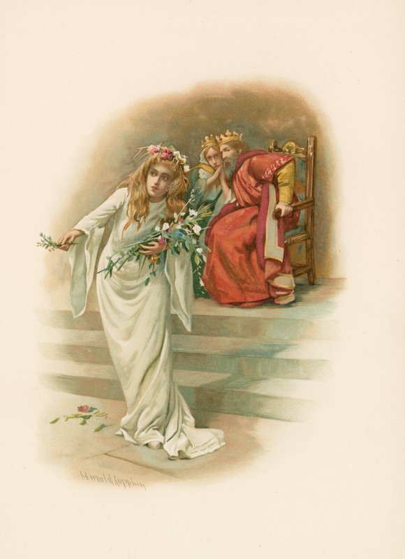 Ofelia, pazza da Harold Copping