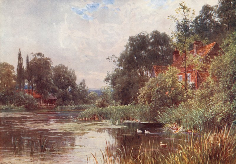 Mulino di Flanchford da Harold Sutton Palmer