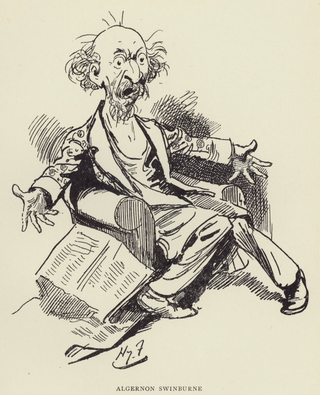 Algernon Swinburne da Harry Furniss