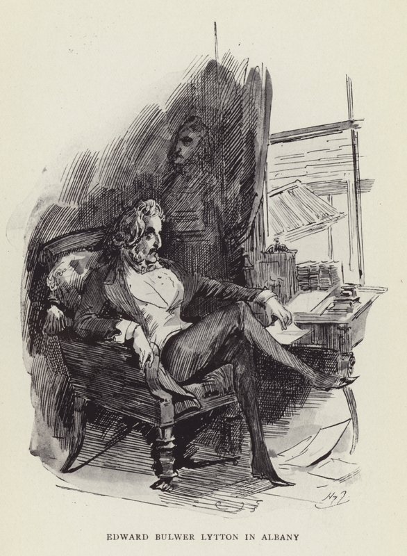 Edward Bulwer Lytton in Albany da Harry Furniss