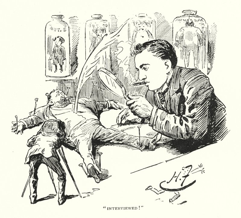 "Intervistato!" da Harry Furniss