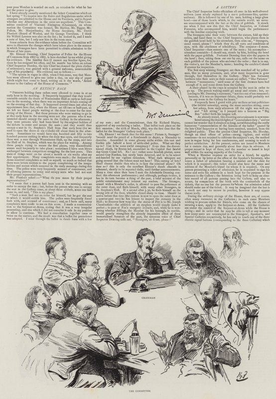 Vita in Parlamento, estranei nella Camera da Harry Furniss