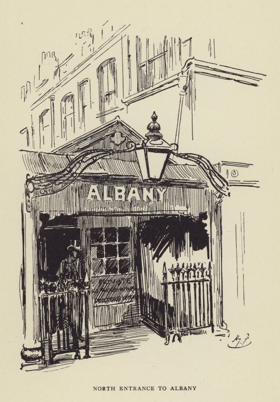 Ingresso nord ad Albany da Harry Furniss