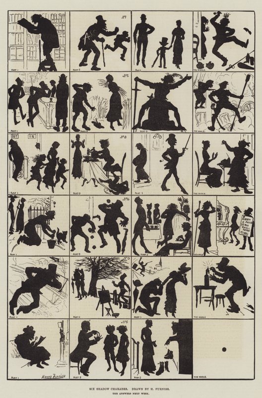 Sei ombre charades da Harry Furniss