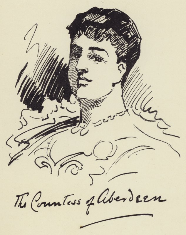 La contessa di Aberdeen da Harry Furniss