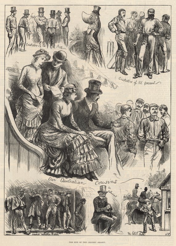 La Fine della Stagione di Cricket da Harry Furniss
