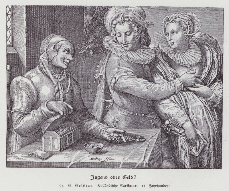 Amore disuguale da Hendrik (after) Goltzius