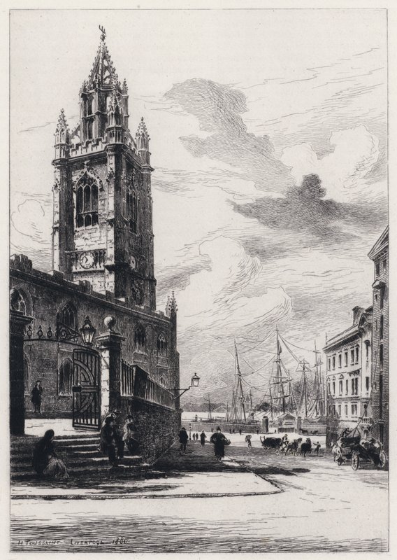 Chiesa di San Nicola, Liverpool da Henri (after) Toussaint