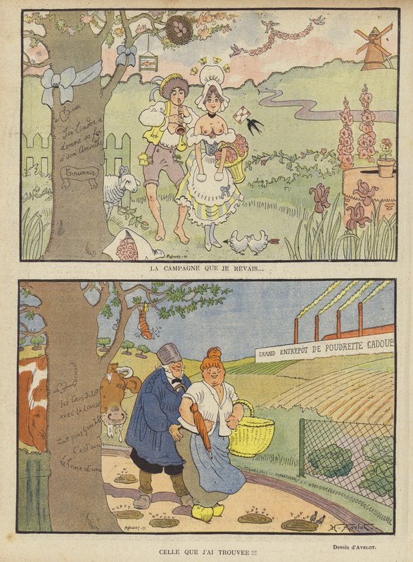Illustrazione per Le Rire da Henri Avelot