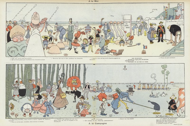 Illustrazione per Le Rire da Henri Avelot
