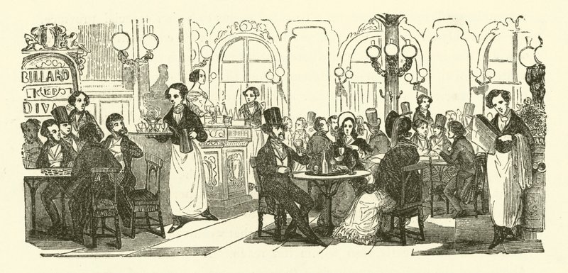 Il cameriere del caffè da Henri Bonaventure (after) Monnier