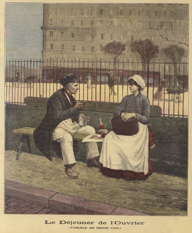 Il pranzo dei lavoratori da Henri Cain