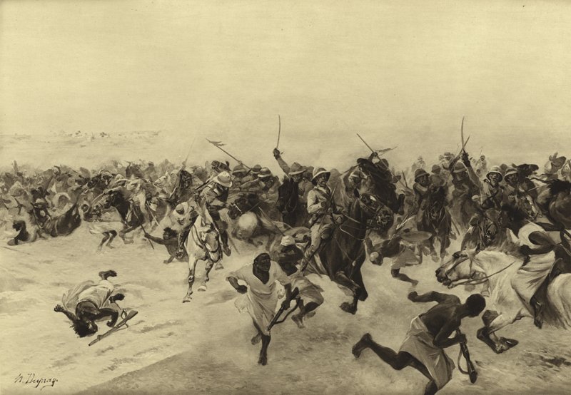 Battaglia di Omdurman, 1899 da Henri Louis Dupray