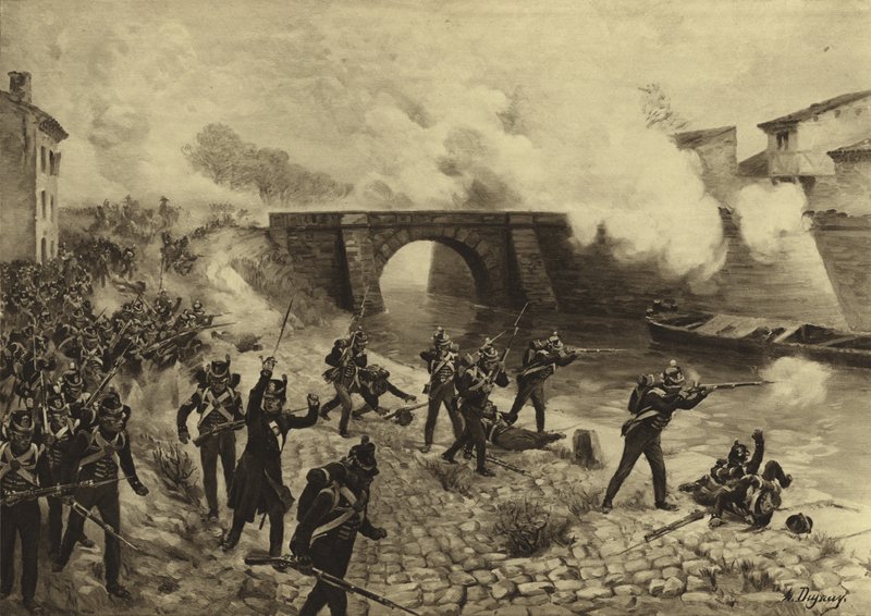Battaglia di Tolosa, 1814 da Henri Louis Dupray
