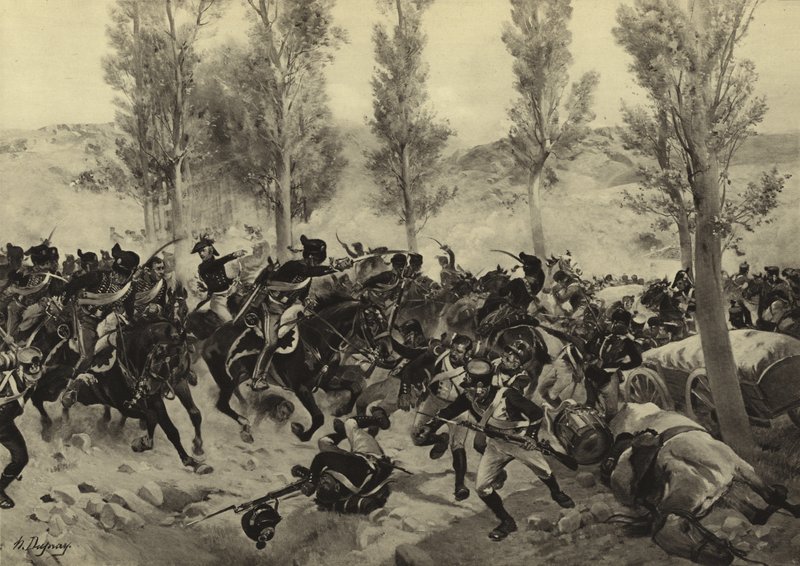 Battaglia di Vitoria, 1813 da Henri Louis Dupray