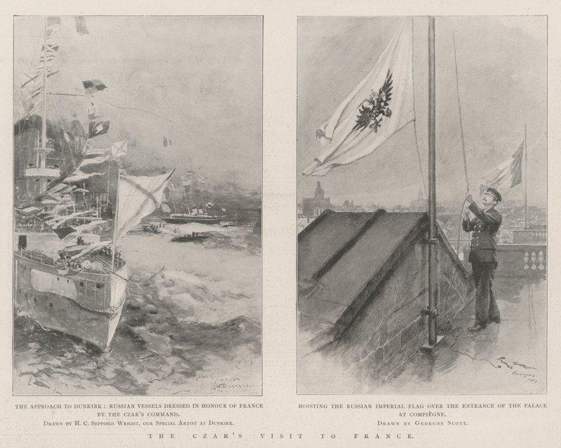 La visita dello Zar in Francia da Henry Charles Seppings Wright