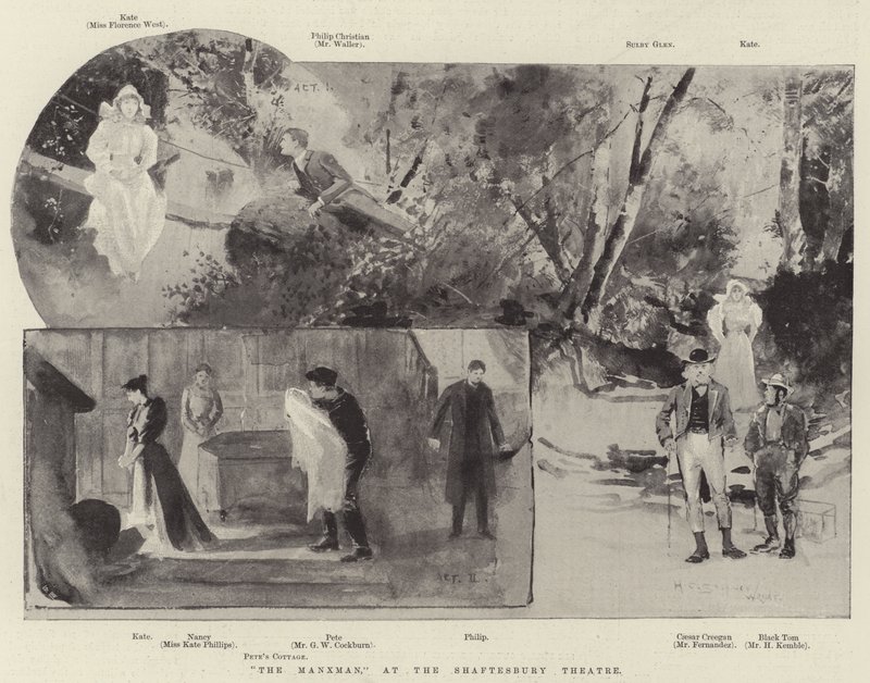 Il Manxman, al Shaftesbury Theatre da Henry Charles Seppings Wright
