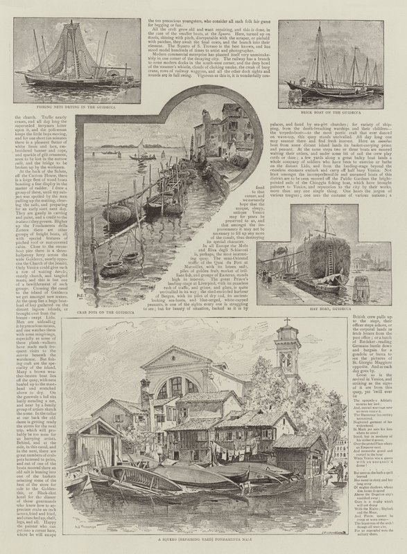 Barche di Venezia da Henry Edward Tidmarsh
