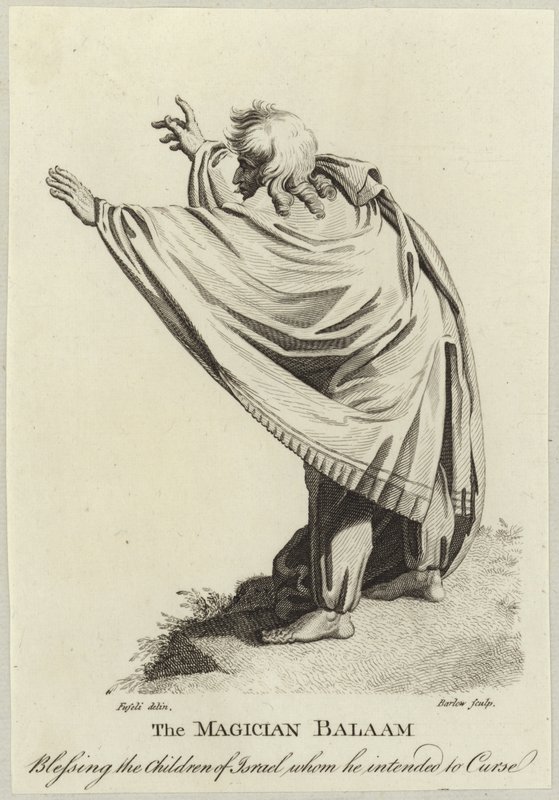 Il mago Balaam da Johann Heinrich Füssli