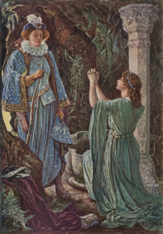 La sfortunata contessa cadde in ginocchio da Henry Justice Ford