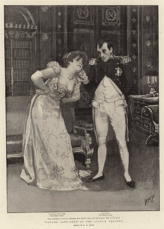 Madame Sans-Gene al Lyceum Theatre da Henry Marriott Paget