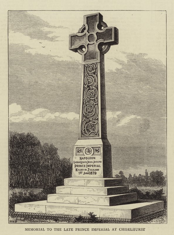 Memoriale al defunto Principe Imperiale a Chiselhurst da Henry William Brewer