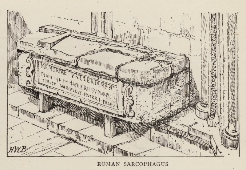 Sarcofago romano da Henry William Brewer