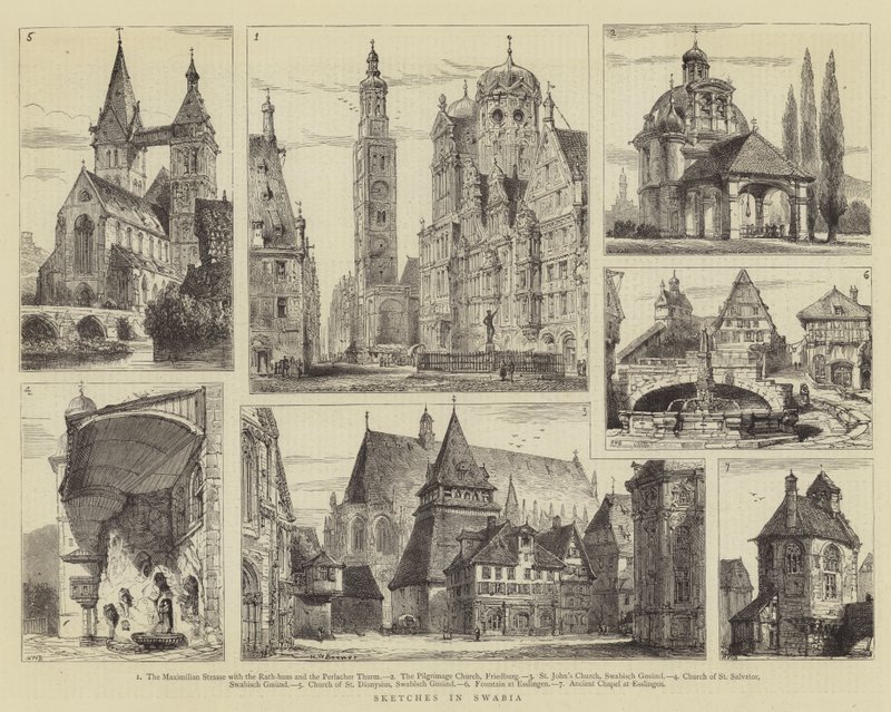 Schizzi in Svevia da Henry William Brewer