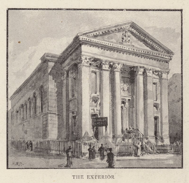 La Chiesa Cattolica Romana di Santa Maria, Moorfields, City, che sta per essere demolita da Henry William Brewer