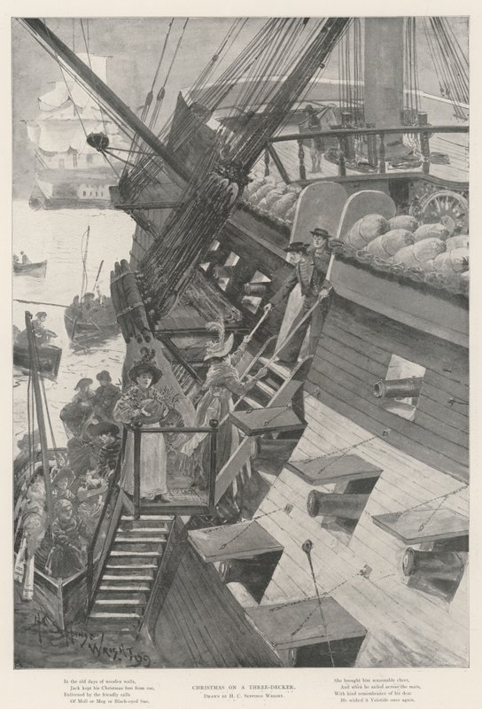 Natale su un tre ponti da Henry Charles Seppings Wright