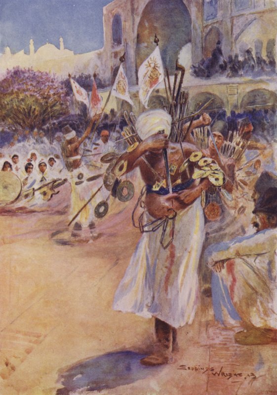 Il festival del Mohurrum, Persia da Henry Charles Seppings Wright