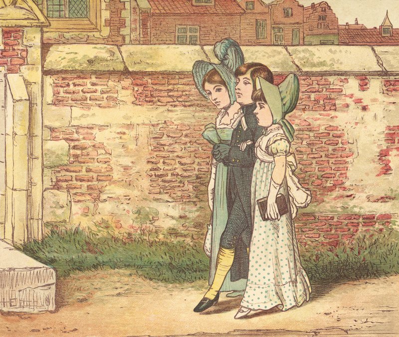 Gente che va in chiesa da Henry Hetherington Emmerson