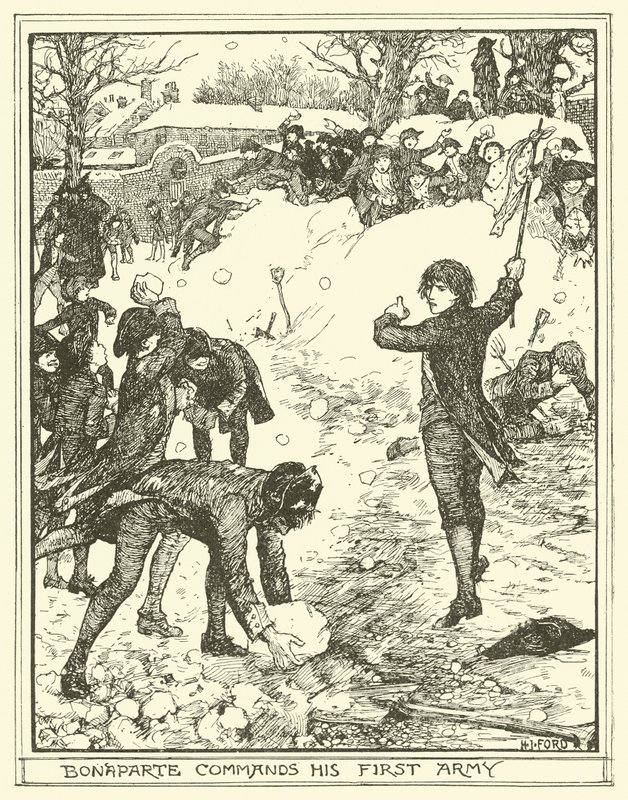 Bonaparte comanda il suo primo esercito da Henry Justice Ford