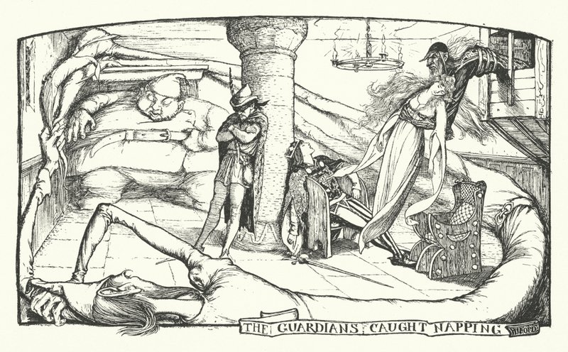 I guardiani colti a dormire da Henry Justice Ford